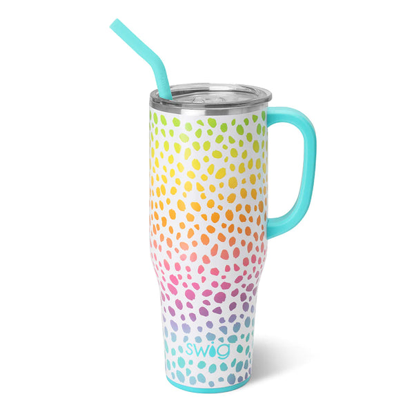 Swig 40 oz Mega Mug, Luxy Leopard