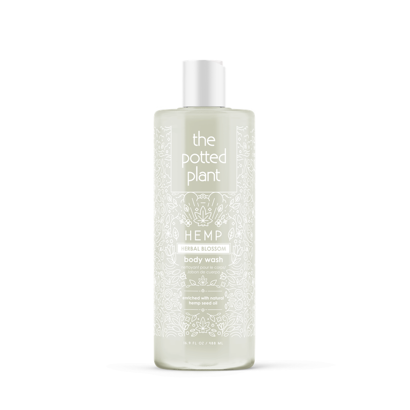 The potted plant Herbal Blossom body wash