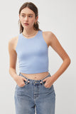 High Neck Cropped Tank