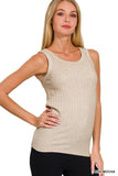 Ribbed Sleeveless Top