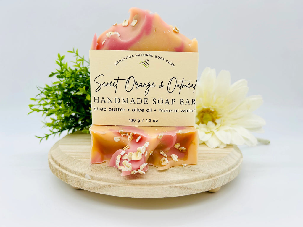 Sweet Orange Oatmeal Handmade Soap Bar